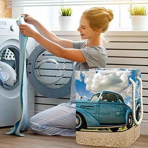 Nehomerni klasični automobil velika košara za rublje vodootporna sklopiva košara za odjeću organizator igračaka uređenje doma za spavaću