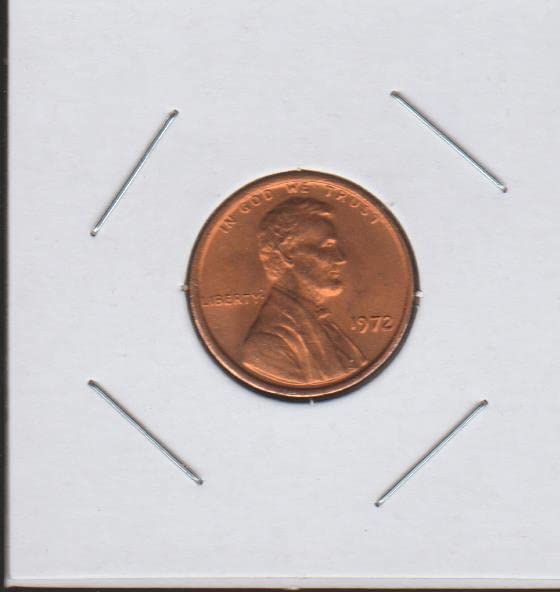 1972. Nema metvice Mark Lincoln Memorial Penny US Mint Gem necirkulirano