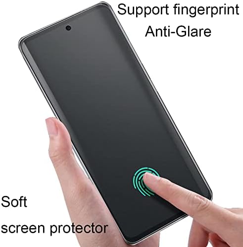 Byiuihs [2+2] Pack Matte Screen Protector dizajniran za Samsung Galaxy S22 Ultra Screen Protector, 2pcs meki zaslonski zaštitni film+2