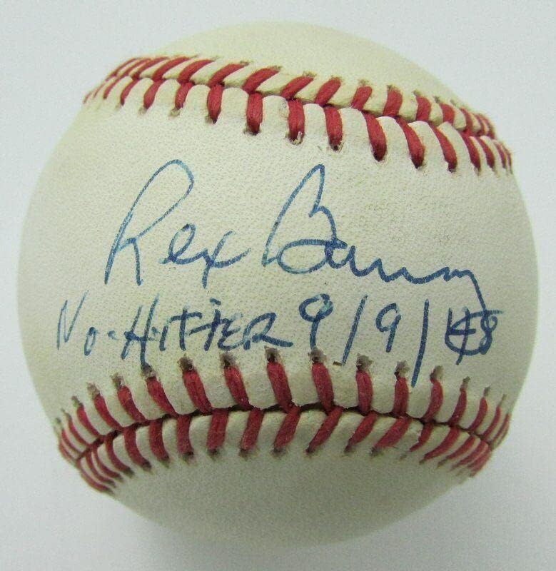 Rex Barney Autografirani/upisani onl bejzbol Brooklyn Dodgers JSA - Autografirani bejzbol