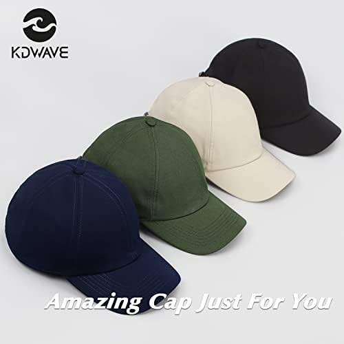 KDWAVE bejzbol kapa za muškarce žene obične pamučne tate šeširi Podesivi UPF 50+ Nestrukturirani klasični kape za trčanje niskog profila