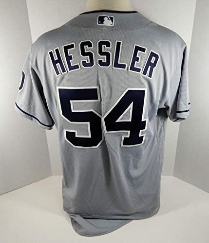 2017 San Diego Padres Keith Hessler 54 Igra izdana Grey Jersey - igra korištena MLB dresova