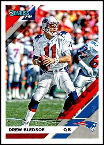 2019. Donruss 169 Drew Bledsoe NM-MT New England Patriots Službeno licencirana NFL trgovačka kartica