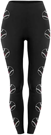 Američke gamaške za zastave ženska kontrola trbuha u SAD -u 4. srpnja joga hlače lagana vježba Fitness Sport Active Yoga hlače