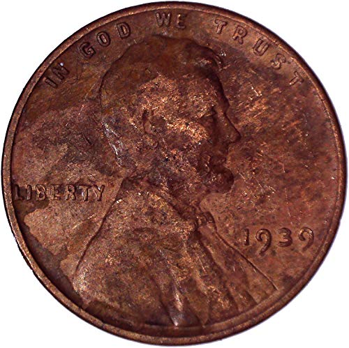 1939. Lincoln Wheat Cent 1c vrlo fino