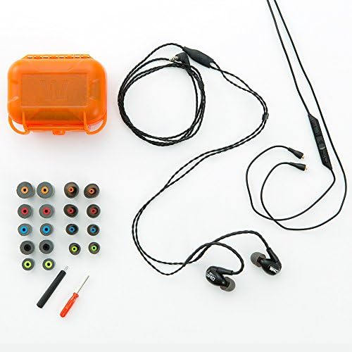 Westone W40 četverostruki vozač Slušalica s MMCX audio kabelom i MFI kabelom s 3 gumba s mikrofonom