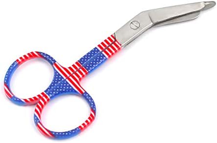 Lister Band Scissors Serice Shears SA USA zastavom uzorak 3,5
