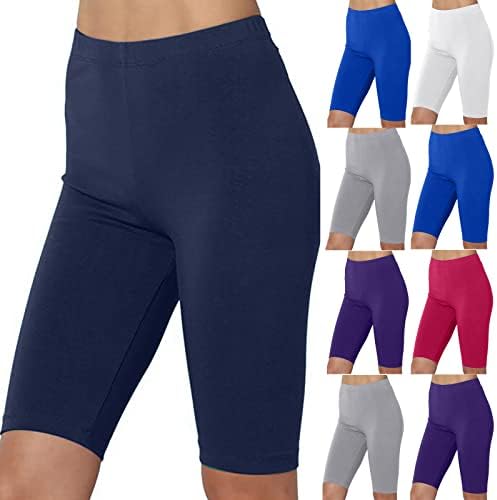 Capri hlače za žene dužine koljena capri joga hlače rastezljivo trčanje u teretani za vježbanje gamaša za kontrolu trbuha atletske