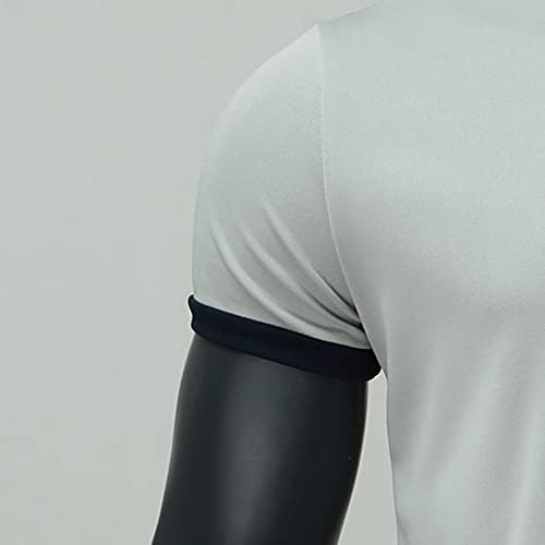 Polo majice za muškarce, košulje kratke rukave casual vintage blok patentni zatvarač sputani za ovratnik gumb bluza vitka golf košulje