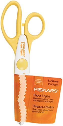 Fiskars Paper Edger Scissors, Suncower