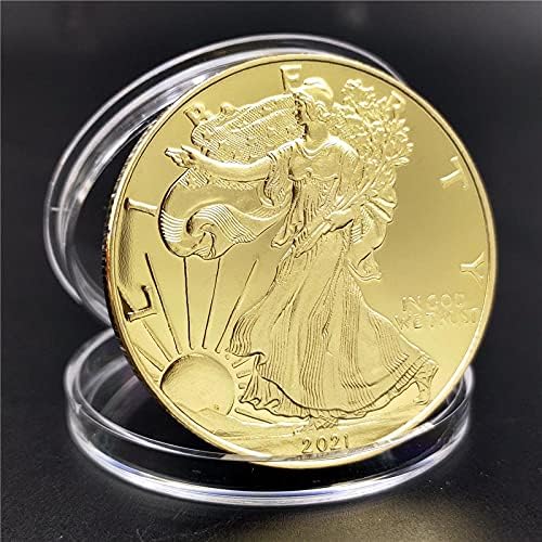 2021. Komemorativna kovanica American Sloboda ženski orao medalja s stranim kovanicama kripto valuta replika amaterski kolekcionarski