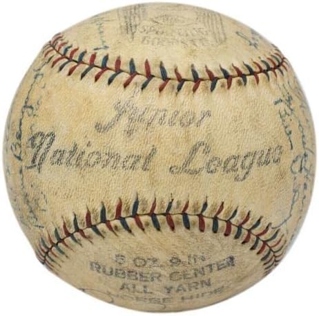 1930. New York Yankees tim potpisao bejzbol s Babe Ruth Lou Gehrig+26 OSTALO PSA - Autografirani bejzbol