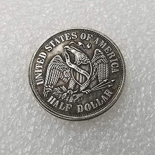 1859. Američka besplatna imitacija Komemorativna kovanica Amerikanac Old Coin zalutali Nickel American Morgan Morgan Coin Tip Zadovoljstvo