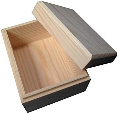 Drvena kutija za odlaganje prirodna drvena kutija za pakiranje s poklopcem i zaključavanjem zanatskog nakita kutija za vjenčani poklon
