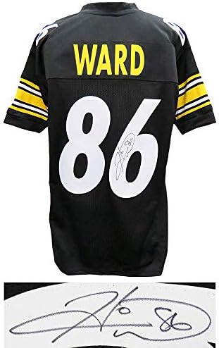 Hines Ward potpisao je crni prilagođeni nogometni dres
