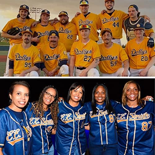 Prilagođeni Baseball dres na pruge za muškarce, žene i djecu, košulje na kopčanje s personaliziranim imenom tima i brojem logotipa