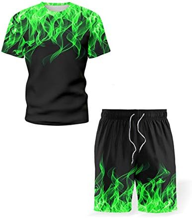 Muški sport Set Summer Outfit dvodijelni set majice s kratkim rukavima i kratke hlače Stil Sylears Casual Sweatsuit set
