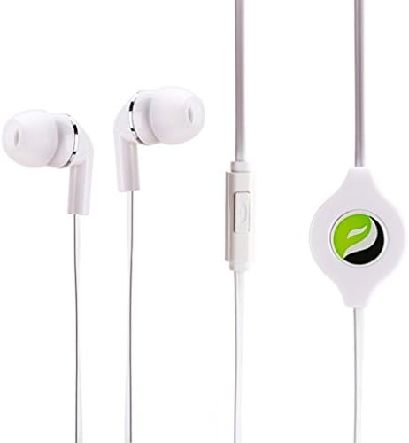 Premium zvuk uvlačive slušalice s bijelim slušalicama Dual Earbuds Mic za HTC Desire 510 610 612 626 626S Eye - LG Optimus F6, F7,