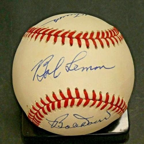 Virgil kamioni Bob limun Bob Doerr potpisao je službeni al bejzbol s JSA CoA - Autografirani bejzbol