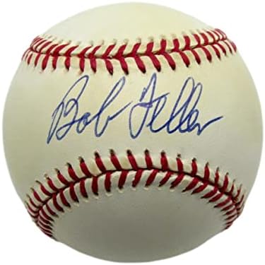 Bob Feller Hof Autografirani oal bejzbol Indijanci PSA/DNA 177776 - Autografirani bejzbols