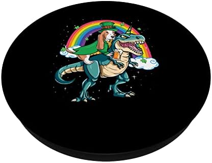 Basset Hound Beer Dino T-Rex Horn Rainbow Popsockets zamjenjiv Popgrip