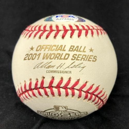 Roger Clemens potpisao 2001. WS bejzbol PSA/DNA New York Yankees - Autographd Baseballs