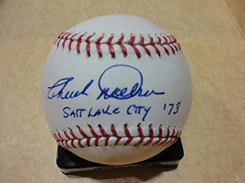 Chuck Dobson Salt Lake City 73 Potpisan autogram Major League Baseball W/COA - Autografirani bejzbol