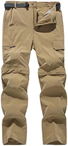CJHDYM muške teretne hlače modno više džepova Čvrsta boja Gumb Zipper Outdoor Fitness Switpant Ravne hlače