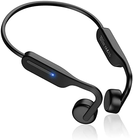 Slušalice Pureririna Kosti za provodljivo slušalice otvorene uši Bluetooth 5.0 Sportske bežične slušalice s ugrađenim mikrofonom, slušalice