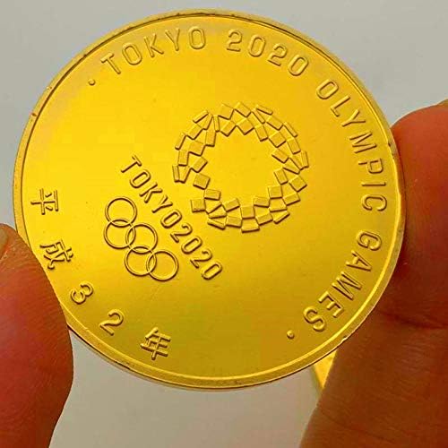Kopiranje novčića 2020 Tokio Olimpijske igre Japanski omiljeni novčić prigodni kovčeg zlatnog kockica za kolekcionar kovanice kockice
