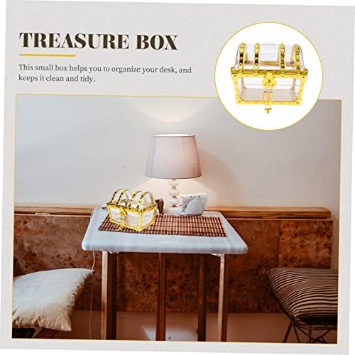 Fomiyes kutija vintage nakit kutija blaga ukrasni nakit kutija kutija za odlaganje antikvite plastične kutije dragulj dijete zlatni