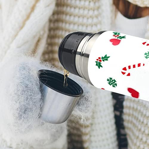 Nehrđajući čelik kožni vakuum izolirana šalica božićnih slatkiša Thermos boca za vodu za vruća i hladna pića djeca odrasli 16 oz