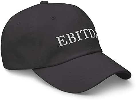 EBITDA šešir, vezena kapica za bejzbol, poslovni dar, učinak zaposlenika, CPA poklon, šešir za računovodstvo, CPA šešir