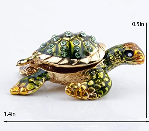 SevenBees Mini morska kornjača Figurica kutija za sitnice sa zglobovima