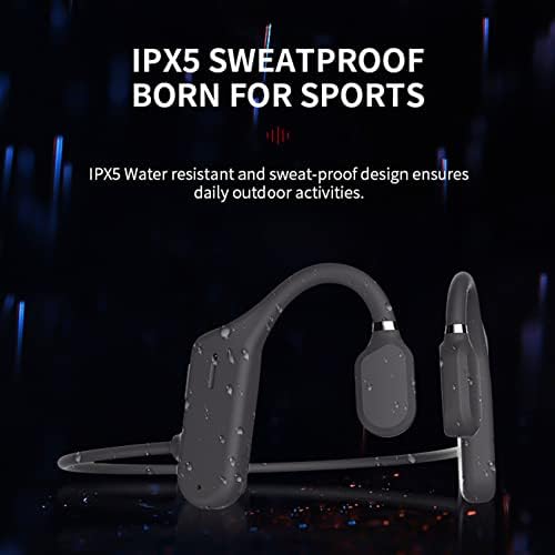 Tokani otvoreno uho bežične sportske slušalice, Bluetooth 5.0 Vodootporna slušalica nepropusna znoj s mikrofonom za sportski trčanje
