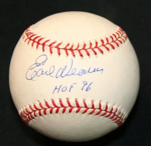 Earl Weaver potpisao OAL bejzbol autogramirani s HOF Orioles PSA/DNA AL87555 - Autografirani bejzbol