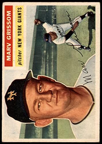 1956. Topps 301 Marv Grissom New York Giants VG Giants