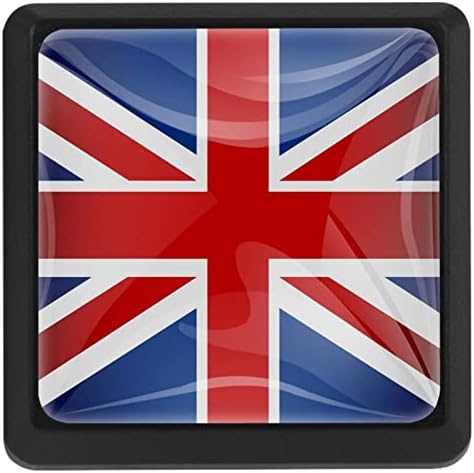 Guerotkr 3 PCS, ručke za ormariće, ručice za ormariće, ručice za ormariće, ručke za ormare i ladice, britanska zastava