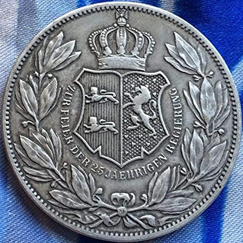Njemački novčić bakar pozlaćeni srebrni rock kovanice kolekcija kolekcija kolekcija komemorativna kovanica