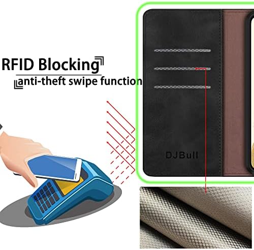 DJBull Torbica-novčanik Samsung Galaxy Note 20 Ultra s 【RFID-blokiranjem】 Nositelj kreditne kartice, torbica za telefon od umjetne