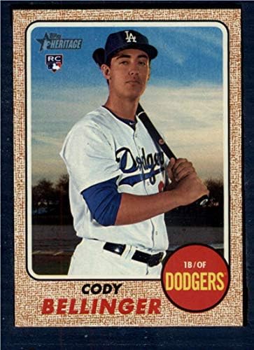 2017 Topps Heritage Visoki brojevi 678 Cody Bellinger Los Angeles Dodgers Rookie Baseball Card