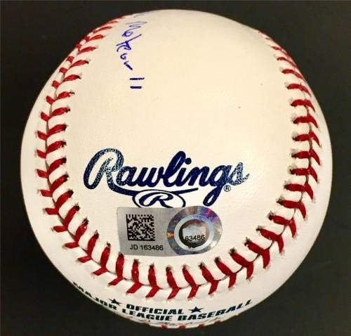 Autograf Mike Trout Millville Meteor Potpisan bejzbol ~ MLB AUTH HOLOGRAM HOLO - Autografirani bejzbol