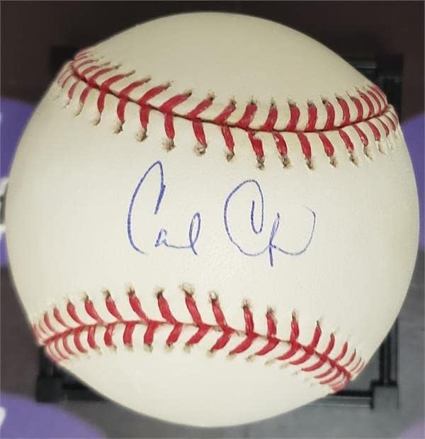 Carl Crawford Autografirani bejzbol MLB Hologram za provjeru autentičnosti - Autografirani bejzbols
