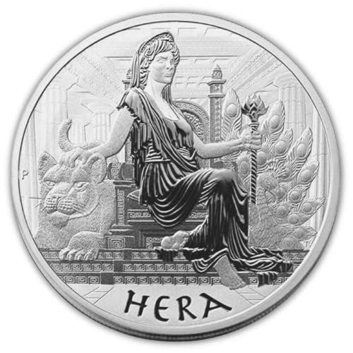 2022. p 1 oz Tuvaluan Silver Hera - Gods of Olympus Series Sjajni necirkulirani s potvrdom o autentičnosti $ 1 Prodavatelj Bu