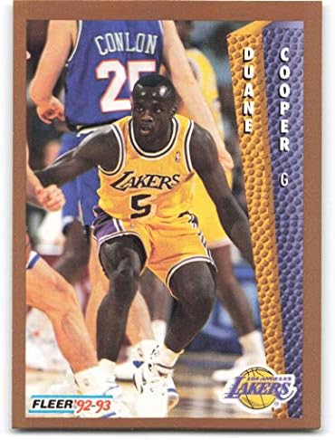1992-93 Fleer 362 Duane Cooper NM-MT RC Rookie Los Angeles Lakers košarka