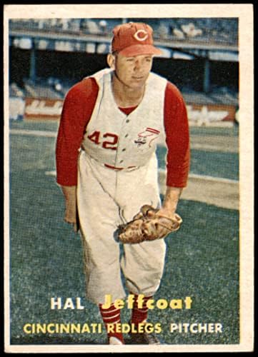 1957. Topps 93 Hal Jeffcoat Cincinnati Reds Ex Reds