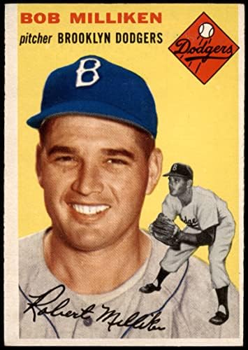 1954. Topps 177 Bob Milliken Brooklyn Dodgers Ex Dodgers