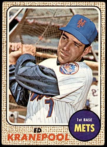 1968. Topps 92 Ed Kranepool New York Mets Good Mets